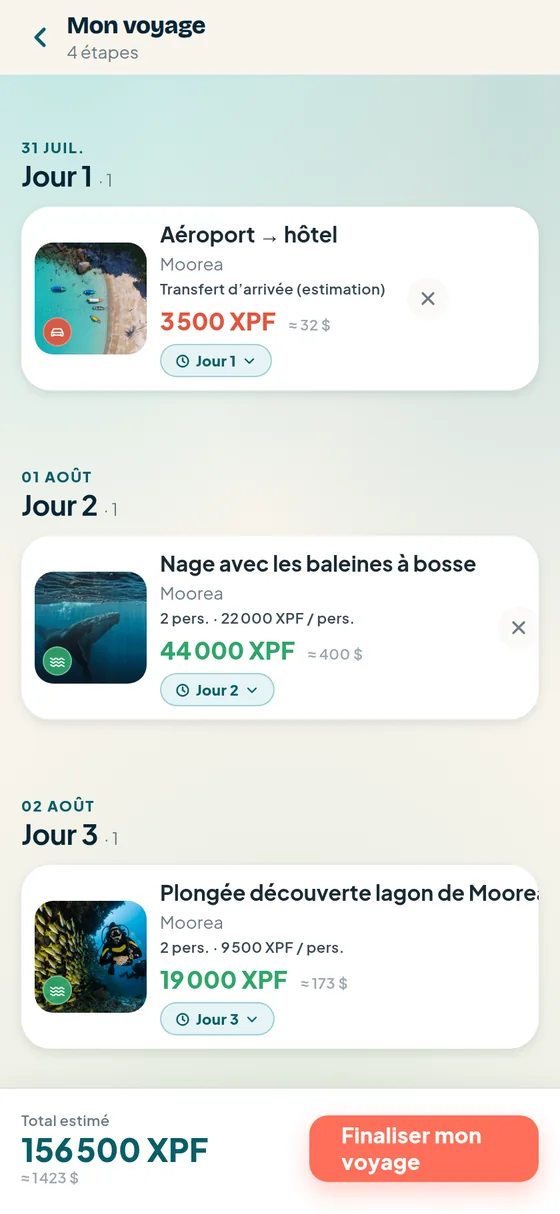 Compose ton voyage
